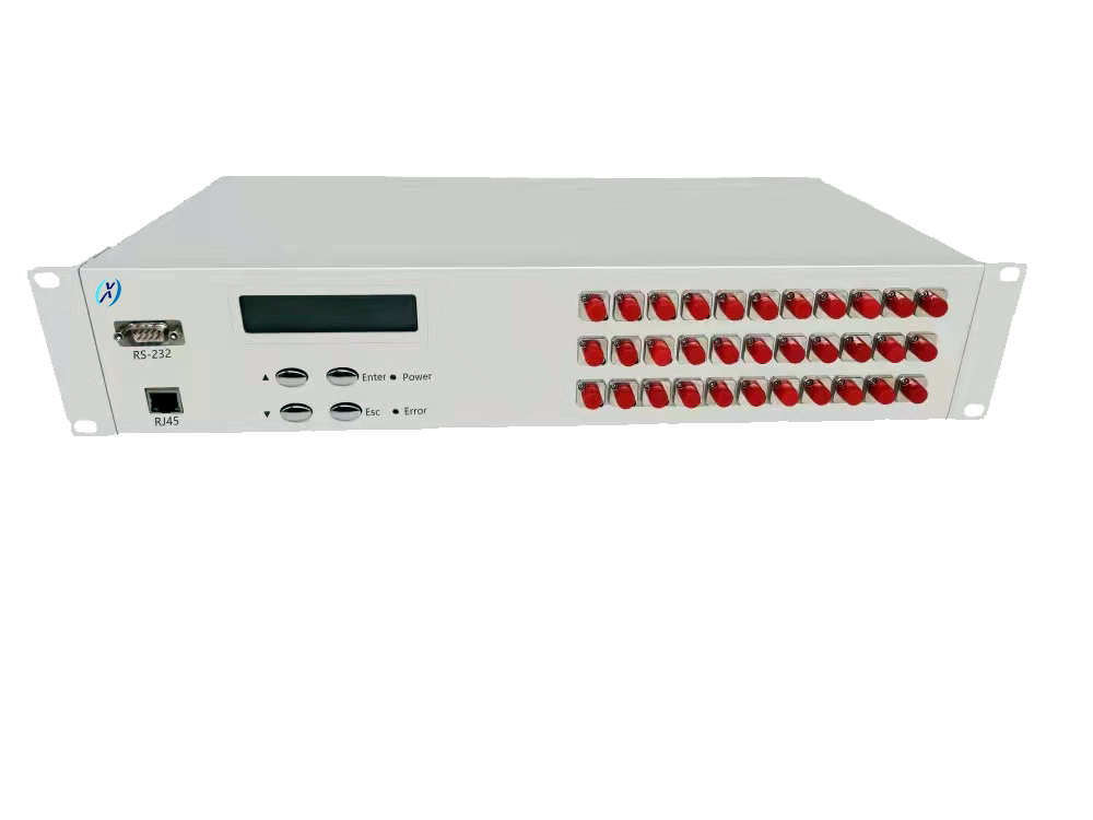 1x32 rack-mounted optical switch